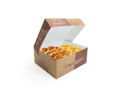 CAIXA PARA FRITURAS DELIVERY GRANDE KRAFT GOURMET 50 UNIDADES