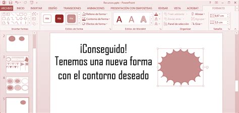 Minitutorial Powerpoint Combinar Formas Restar Cortar Coser Y Crear