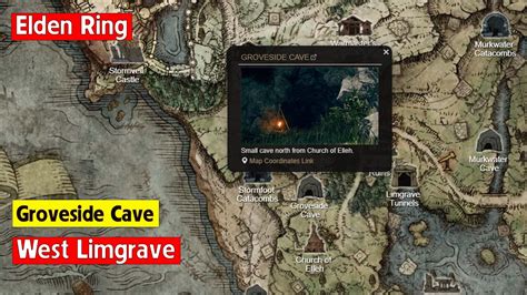 Elden Ring Groveside Cave West Limgrave Huongdangame Youtube