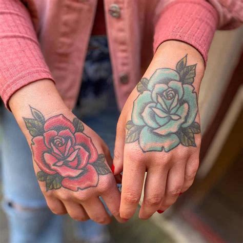 Top 101 Best Rose Hand Tattoo Ideas [2021 Inspiration Guide]