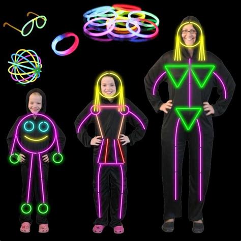 Homemade Glow Stick Costume