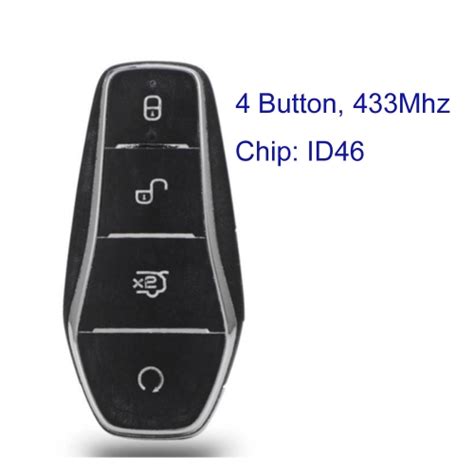 Mk Button Mhz Smart Key Remote For Mg Mg Auto Car Key Fob