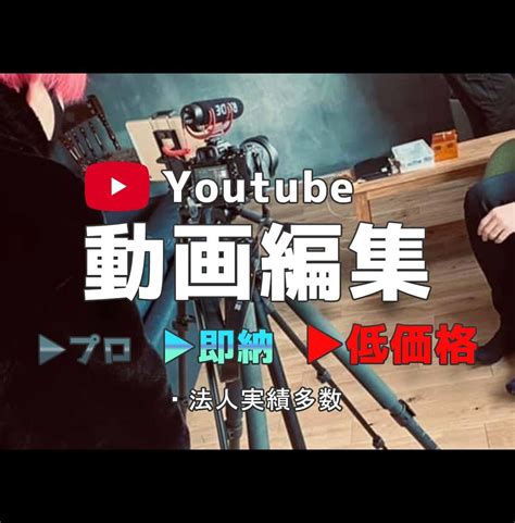 Youtube向け動画編集をプロが代行します ・プロ・即納・低価格 の秘密をお答えします 動画編集 ココナラ