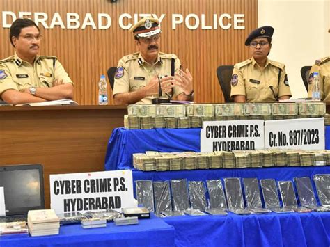 Hyderabad Man Arrested For Cyber Fraud Rs Crore Cash Seized