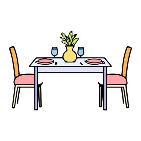 Premium Vector Dining Table Icon Vector Image Can Be Used For Honeymoon