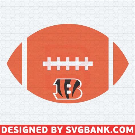 Simple Cincinnati Bengals Ball Shape Svg Cricut File