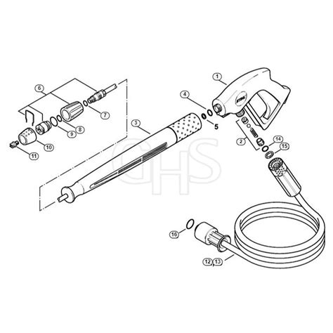 Genuine Stihl Rb302 G Spray Gun Spray Lance Wand Ghs