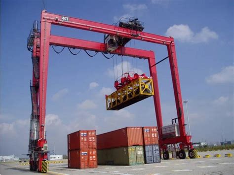 Container Rtg Mobile Gantry Crane Suppliers And Manufacturers China