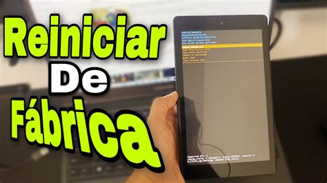 C Mo Reiniciar Una Tablet A Su Configuraci N De F Brica