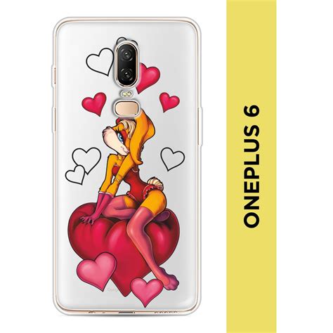 Силиконовый чехол на OnePlus 6 / Ван Плас 6 "Лола на сердце - 8 марта ...