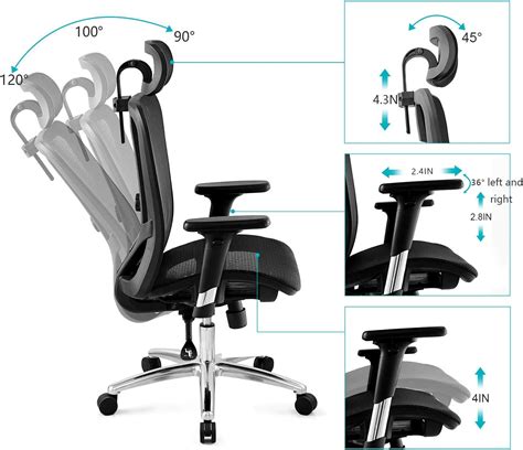 Best Office Chairs For Tall People Seat Heights Up To 26″ People