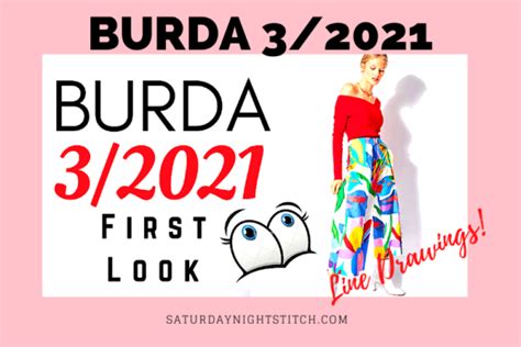 Burda 3/2021 Line Drawings | First Look & Preview - saturday night stitch