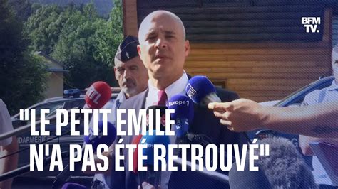 Le Petite Emile N A Pas T Retrouv Le Procureur S Exprime Jours