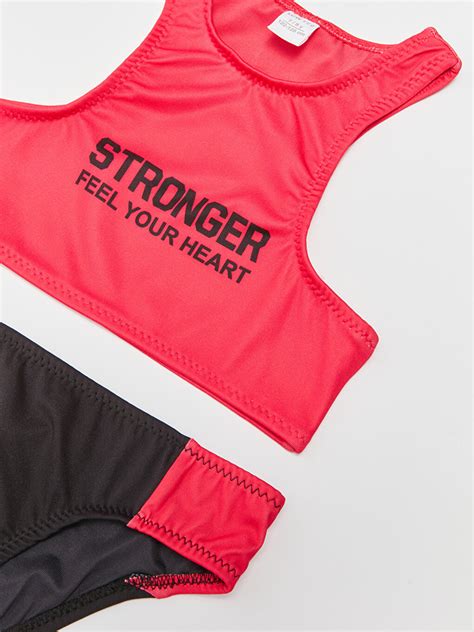 FUŞYA Baskılı Kız Çocuk Bikini S3G266Z4 HXS LCW