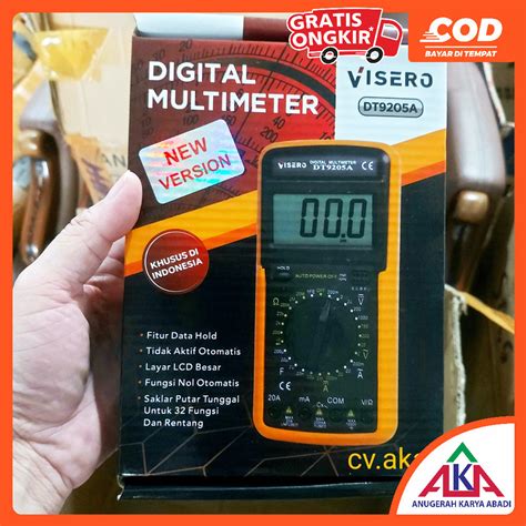 Jual Multitester Digital Jumbo Visero Dt A Buzzer Avometer