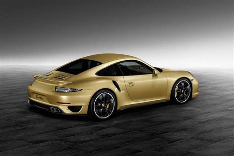 Porsche Une 911 Turbo Gold Par Porsche Exclusive