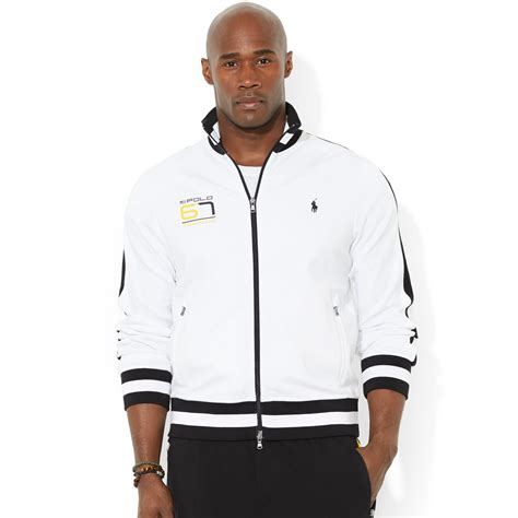 Polo Ralph Lauren Polo Big And Tall Full Zip Interlock Track Jacket In