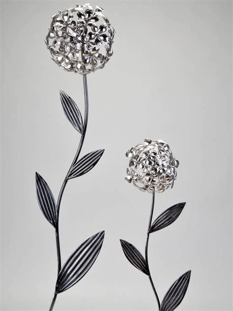 Formano Wanddeko Blume Aus Metall 60 Cm EBay