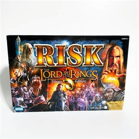 Risk Lord Of The Rings Trilogy Edition Board Game Complete In