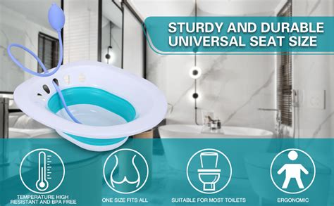 Sitz Bath For Hemorrhoids Sitz Bath For Postpartum Care Foldable Sitz Bath For