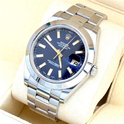 rolex datejust ii blue dial  unisex  present catawiki
