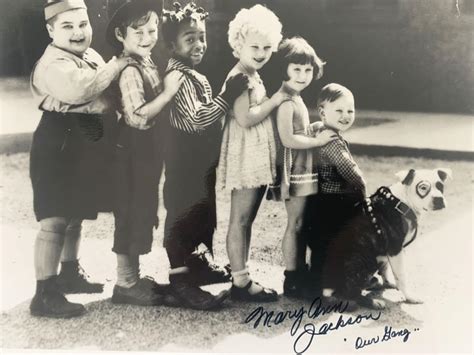 Our Gangs Mary Ann Jackson Signed Photo