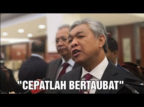 Zahid Hamidi Begitu Lantang Mengeluarkan Satu Kenyataan Panas YouTube