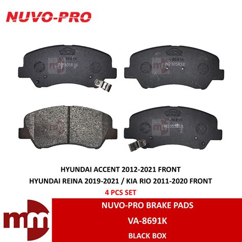 Nuvo Pro Brake Pads For Hyundai Accent Hyundai Reina