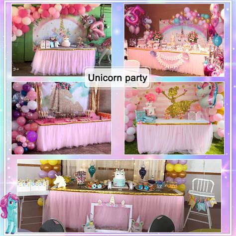 Pink Table Skirt Tulle Tutu Table Skirt For Rectangle Tables Ft Girl