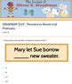 POSSESSIVE NOUNS PRONOUNS Digital Grammar Packet Lesson 23 3rd Grade