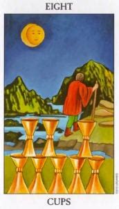 Eight Of Cups As Feelings In Love Relationships Upright Reversed