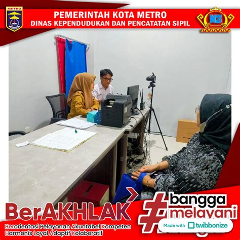 Disdukcapil Kota Metro Lakukan Pelayanan Pada Mal Pelayanan Publik Kota