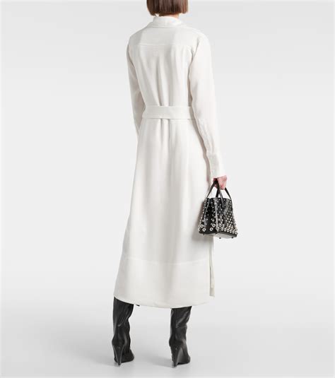 Vanessa crêpe midi dress in white Proenza Schouler Mytheresa