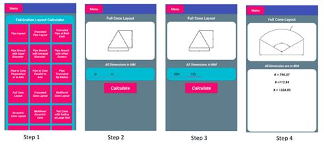 Cone Layout Development By Marking And Calculation Method