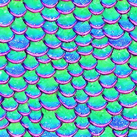 Mermaid Scales Rainbow Colors Glitter Sparkle Pastel Creative Fabrica