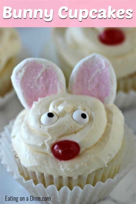 How To Make Bunny Cupcakes Quick And Easy Bunny Ear Cupcakes