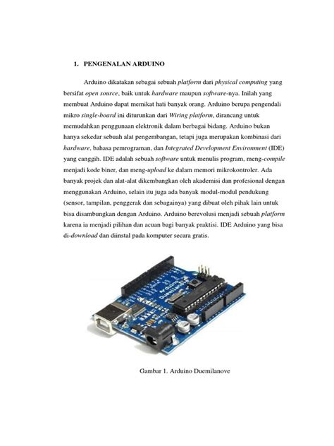 Pdf Pengenalan Dan Instalasi Arduino Dokumen Tips