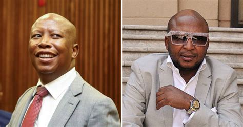 Eff Leader Julius Malema Drags Kenny Kunene To Court Over Irritating