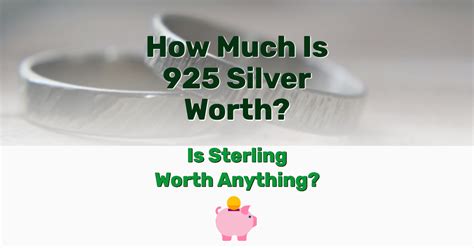 How Much Is 925 Silver Worth Sterling Worth Anything Frugal Living