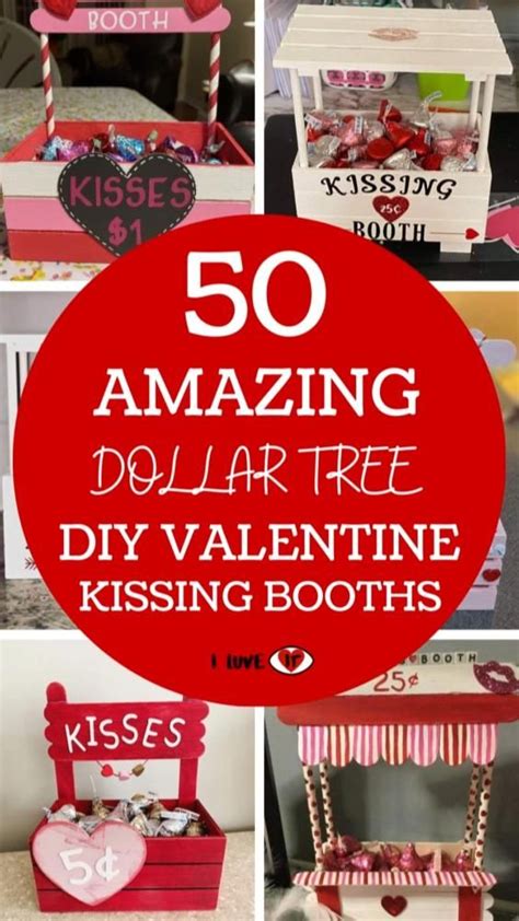 50 Amazing Dollar Tree Diy Valentine Kissing Booths Dollar Tree