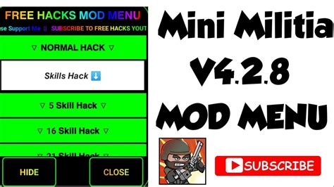 Mini Militia Mod Menu Mini Militia Mod Menu Mini