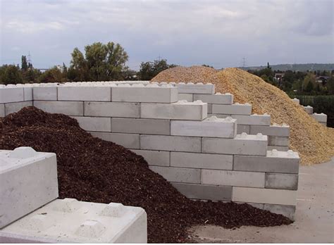 Blocs en béton pour le stockage d articles