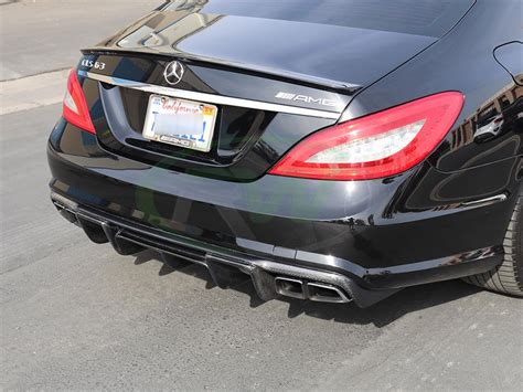 Mercedes W Cls Amg Renn Style Carbon Fiber Rear Diffuser