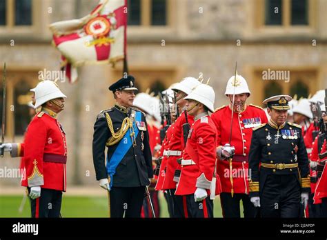 The Earl Of Wessex Presents New Colours To The Royal Gibraltar Regiment