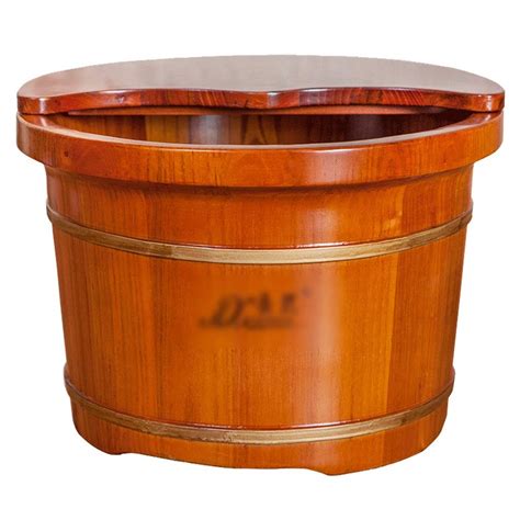 Buy Foot Bath Barrel Foot Washing Barrel Natural Solid Wood Small Wooden Barrel Feet Spa Bucket