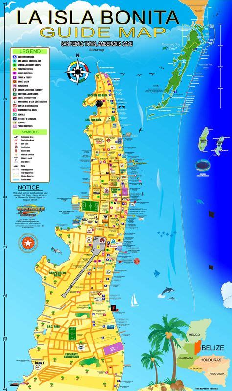 Click Here To See Larger Version Of This Map To Be In Belize