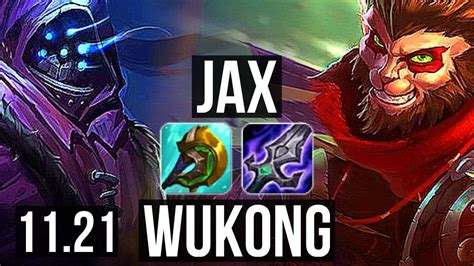 JAX Vs WUKONG TOP 900 Games 7 1 1 1 1M Mastery Godlike KR