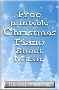 the christmas piano sheet music is available for free