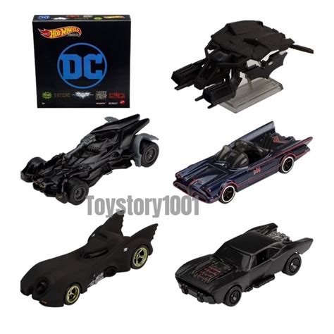 Hot Wheels DC Batman Box Set TV Series Batmobile Justice League Batmobile The Bat Batmobile