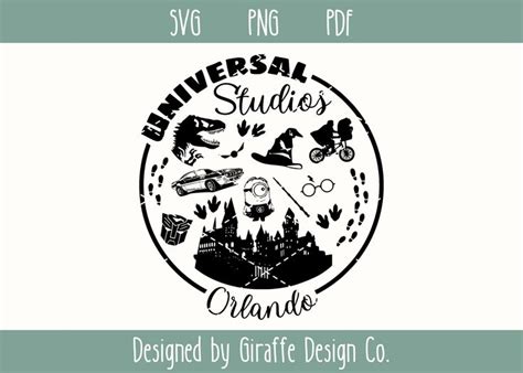 Universal Studios Orlando Svg Svg File For Cricut Universal Studios